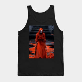 Copy of Halloween Red 2: Red is the Color of Evil on a Dark Background Tank Top